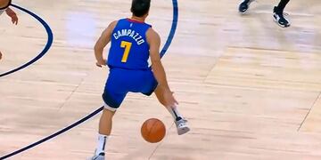 El cordobés Campazzo se lució en la victoria sobre San Antonio.