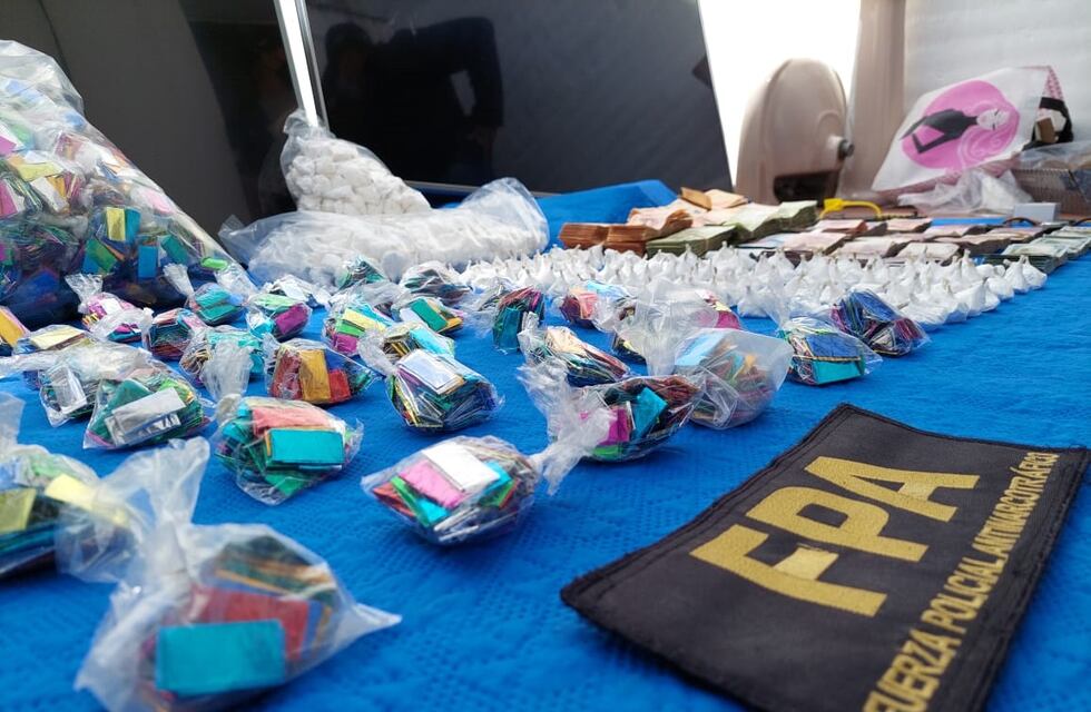 Narcobanda detenida en Córdoba: tenían 11 kilos de cocaína en su poder