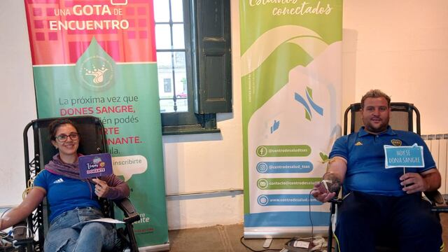 Colecta de sangre de Tres Arroyos Dona Médula y Peña Garra Xeneise (imagen de archivo)