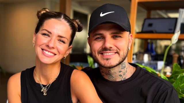 Eugenia la China Suárez junto a su actual pareja, Mauro Icardi.