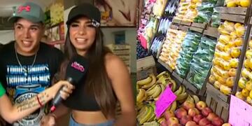 Daniela y Thiago de Gran Hermano juntos en la verdulería que abrió el exparticipante al salir de la casa.