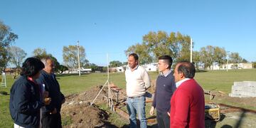 Wilson Huth de la Secretaría de Desarrollo Social de Tres Arroyos de visita en Orense