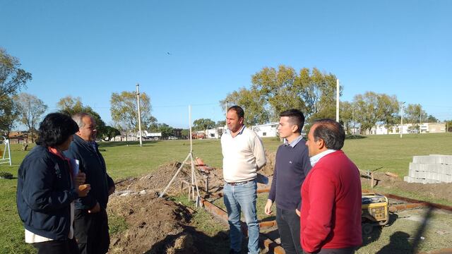 Wilson Huth de la Secretaría de Desarrollo Social de Tres Arroyos de visita en Orense