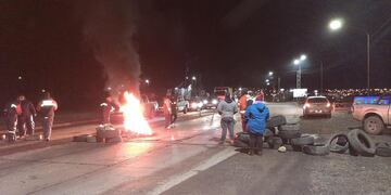 El miércoles las medidas comenzaron con un corte de ruta.