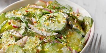 Esta ensalada es ideal para el verano.