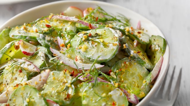 Esta ensalada es ideal para el verano.
