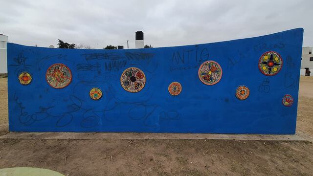 Actos vandálicos en la Plaza Andresito Gil de Arroyito