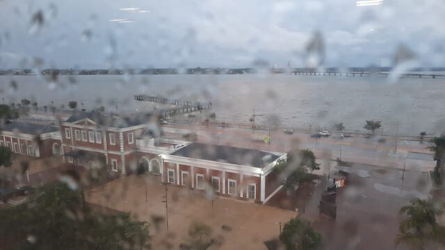 Jornada con intensas lluvias en Misiones.