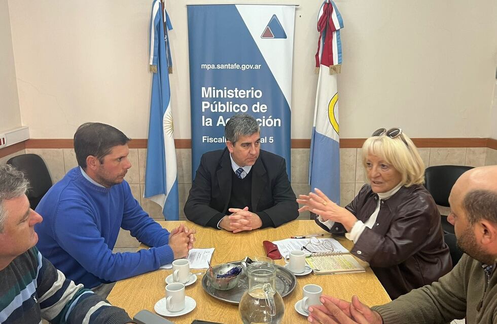 El Fiscal Regional de Rafaela se reunió con representantes de la Sociedad Rural de Rafaela