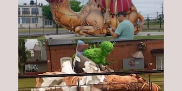 "El Sembrador de Ilusiones" destrozado por la tormenta