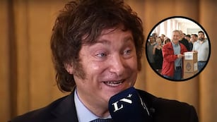 Milei habló de los votos de Schiaretti.
