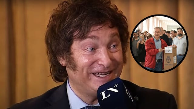 Milei habló de los votos de Schiaretti.