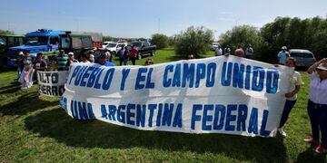 Protesta del campo contra el Gobierno nacional. (Pedro Castillo) Imagen Ilustrativa.