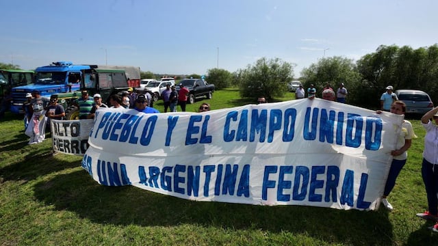 Protesta del campo contra el Gobierno nacional. (Pedro Castillo) Imagen Ilustrativa.