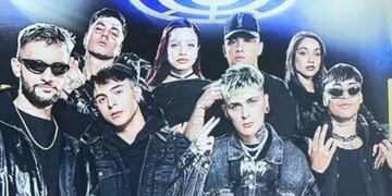 Se filtraron detalles de la colaboración de “Los del Espacio” con María Becerra y Rusherking juntos otra vez