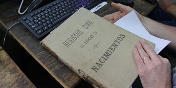 Libro de nacimientos del Registro Civil (Gobierno de Santa Fe)