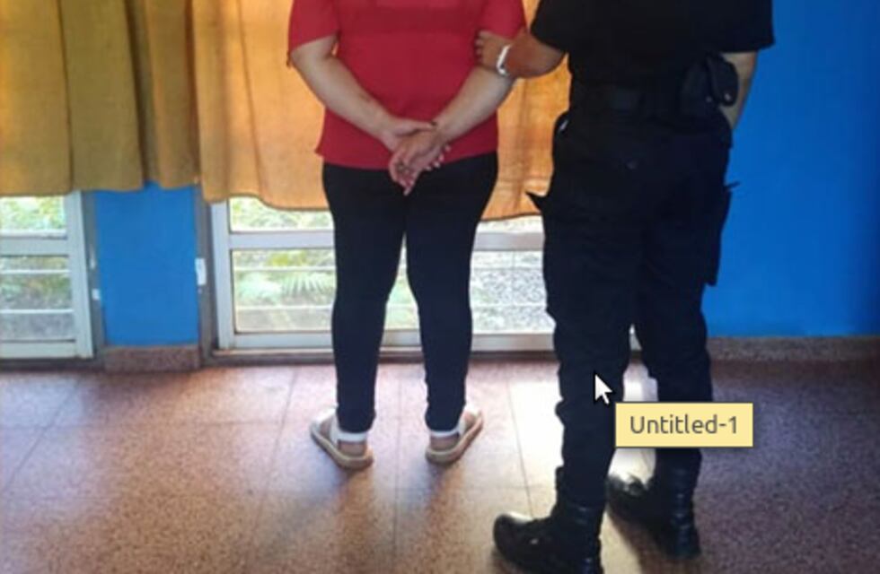Iguazú: Detuvieron a una mujer  por agredir con  arma blanca a su pareja