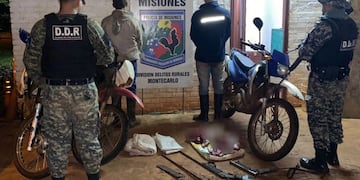 Montecarlo: detuvieron a dos cazadores furtivos.
