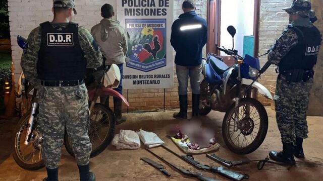 Montecarlo: detuvieron a dos cazadores furtivos.