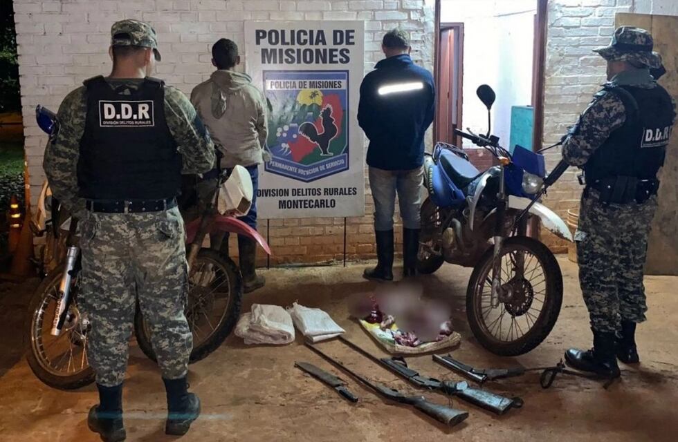Montecarlo: detuvieron a dos cazadores furtivos