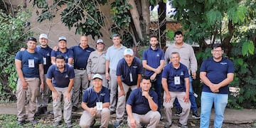 El equipo que realizó los operativos de bloqueo y control en barrio ATE.