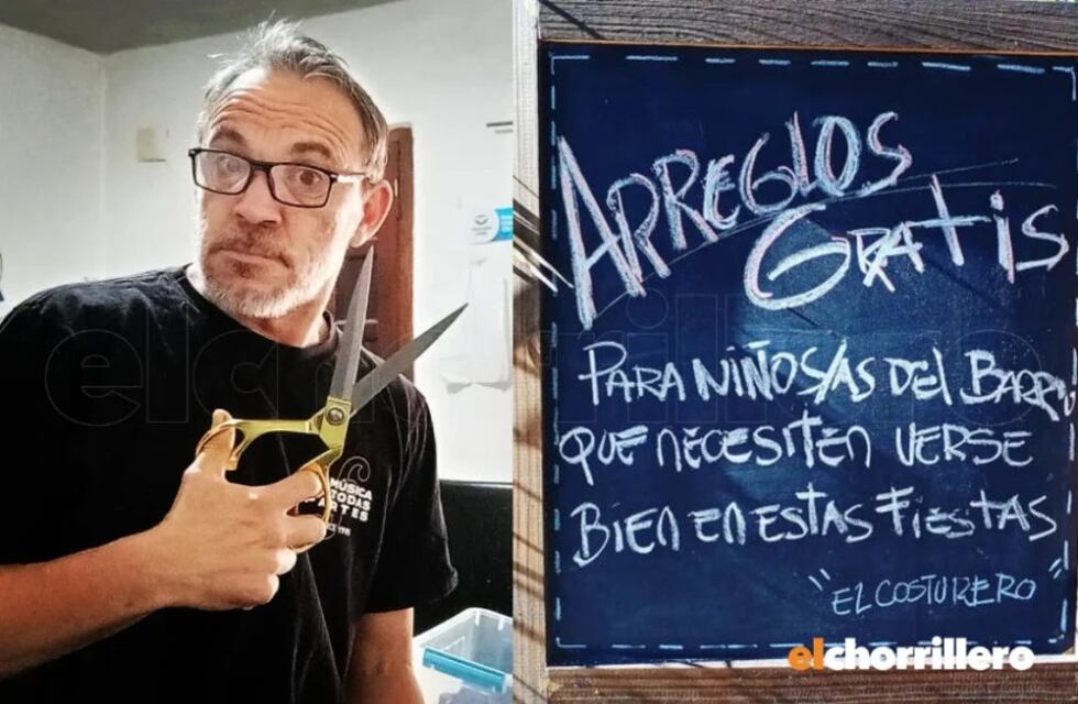 Hermoso gesto navideño de Marcelo De Felice, un conocido vecino villamercedino