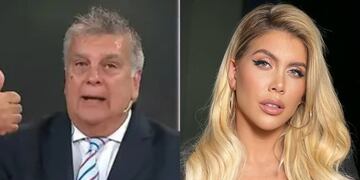 Wanda Nara y Luis Ventura.
