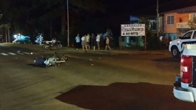 Jardín América: accidente vial dejó tres heridos.