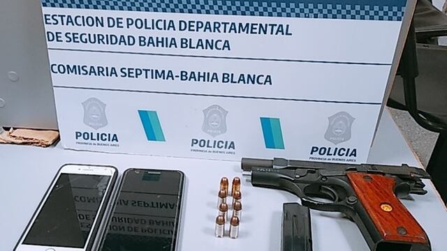 Amenazó a su familia con un revólver y fue detenido