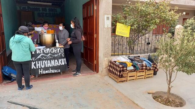 Merendero Khuyanakuy se volvió viral por prohibir que los "políticos en campaña" ingresen (Facebook: Merendero Khuyanakuy).