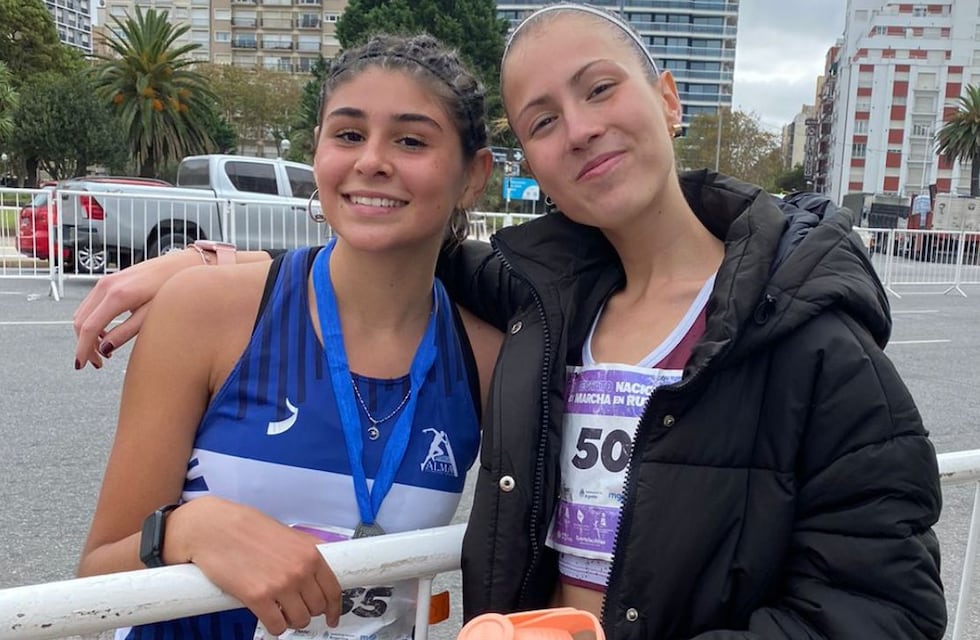 Dos mendocinas ‘volaron’ en el Nacional de Marcha: con récords y excelente registro obtenido en Mar del Plata