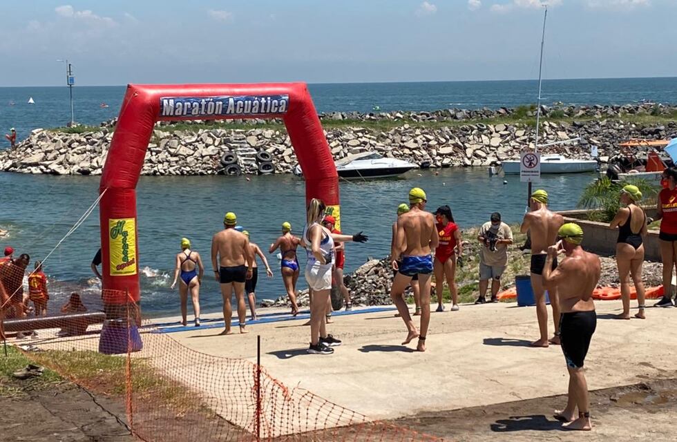 Benjamín Ghione ganó una competencia de aguas abiertas en Miramar