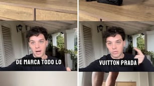 Santi Maratea anunció que regala toda su ropa de lujo.