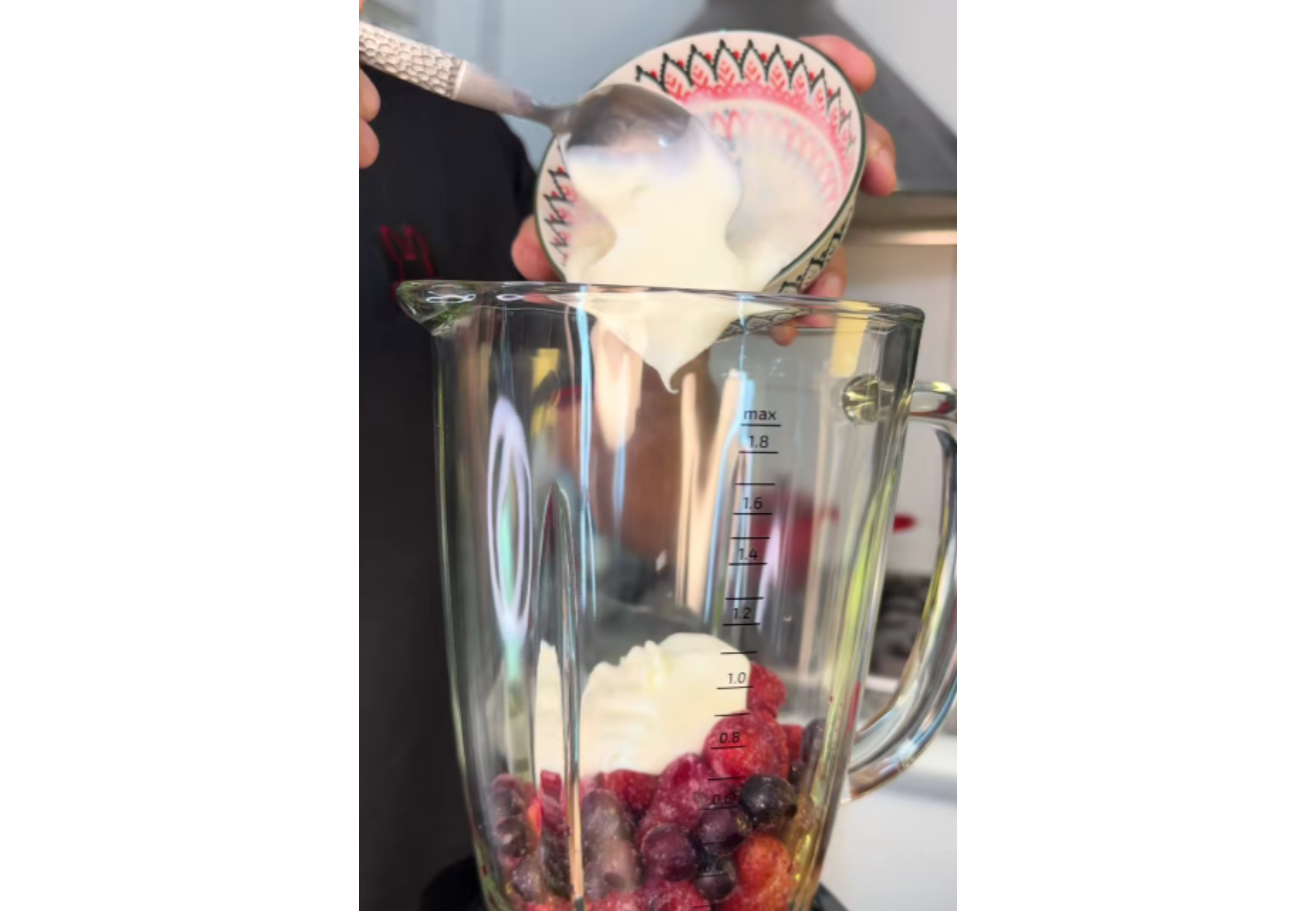 Este batido es ideal para sumar fruta en el verano.