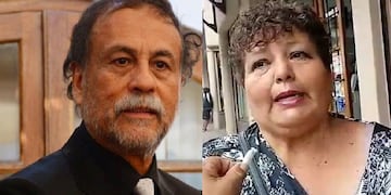 Normando Álvarez García, ministro de Gobierno y Justicia, y Susana Ustarez, dirigente del Frente Amplio Gremial de Jujuy, en la polémica por el bono extraordinario que pagará la Provincia.