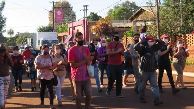 Puerto Libertad: el barrio San Isidro Labrador tendrá una perforación. Foto: Miguel Garcete