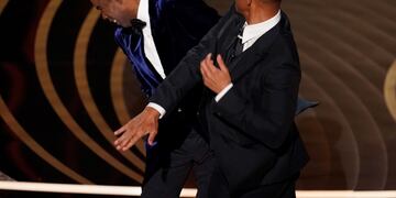 Will Smith y Chris Rock en los Premios Oscar 2022
