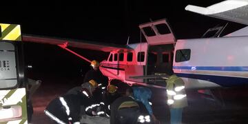 Vuelo sanitario desde Tres Arroyos hacia el Hospital El Cruce