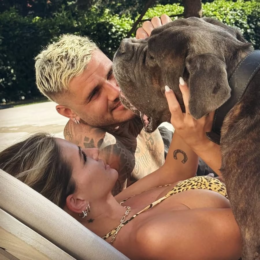 Las fotos de Mauro Icardi y la China Suárez que alimentaron los rumores de embarazo.