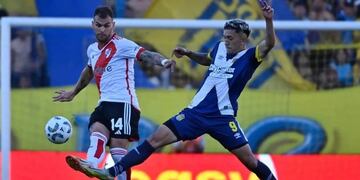 Rosario Central volvió a ganar como local, esta vez la víctima fue River. Foto: Los Andes