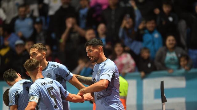 El goleador Lucas Passerini tiene cautro amarillas. En principio, lo van a reguardar en la visita de Belgrano a Racing. (Javier Ferreyra / La Voz).