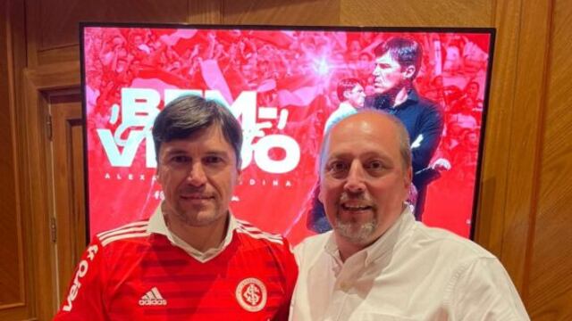 El uruguayo Alexander Medina ya luce los colores del Inter brasileño. (Prensa Inter)
