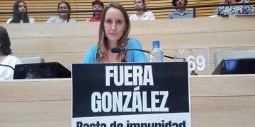 Luciana Echevarría pidió la expulsión de Oscar González.