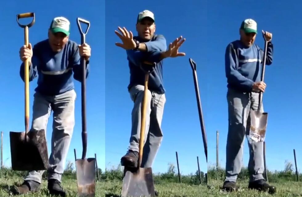 Humor cordobés: el desopilante tutorial sobre cómo se usa una pala