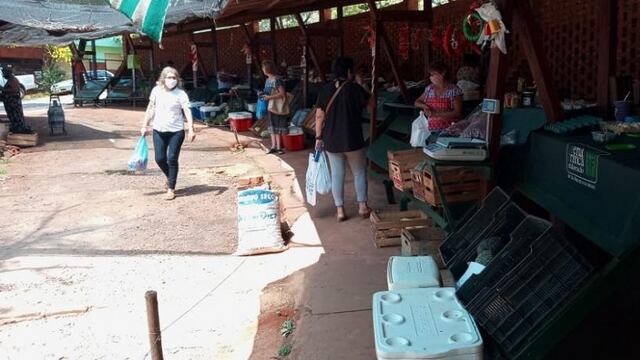 A causa de la sequía productores perdieron cosechas por lo que dejaron de asistir a la Feria Franca en Eldorado.