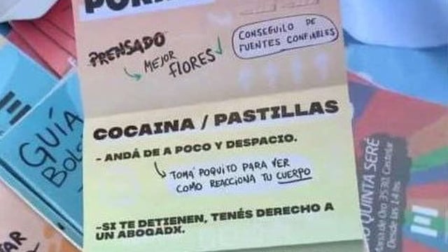 Polémica. Una parte del folleto la Dirección de Juventudes de Morón. (Captura de pantalla)