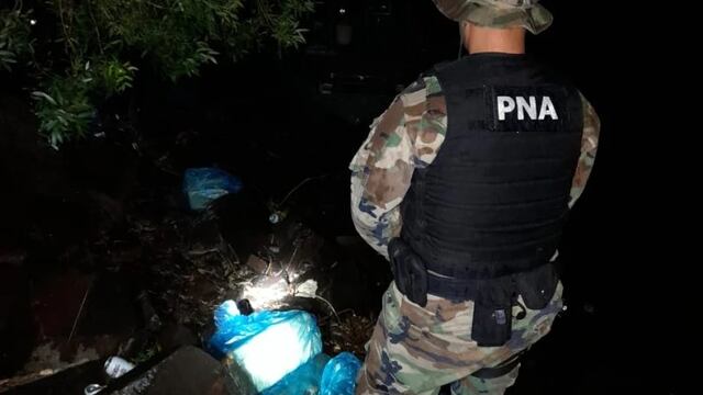 Santa Ana: incautan marihuana en la costa del río Paraná.