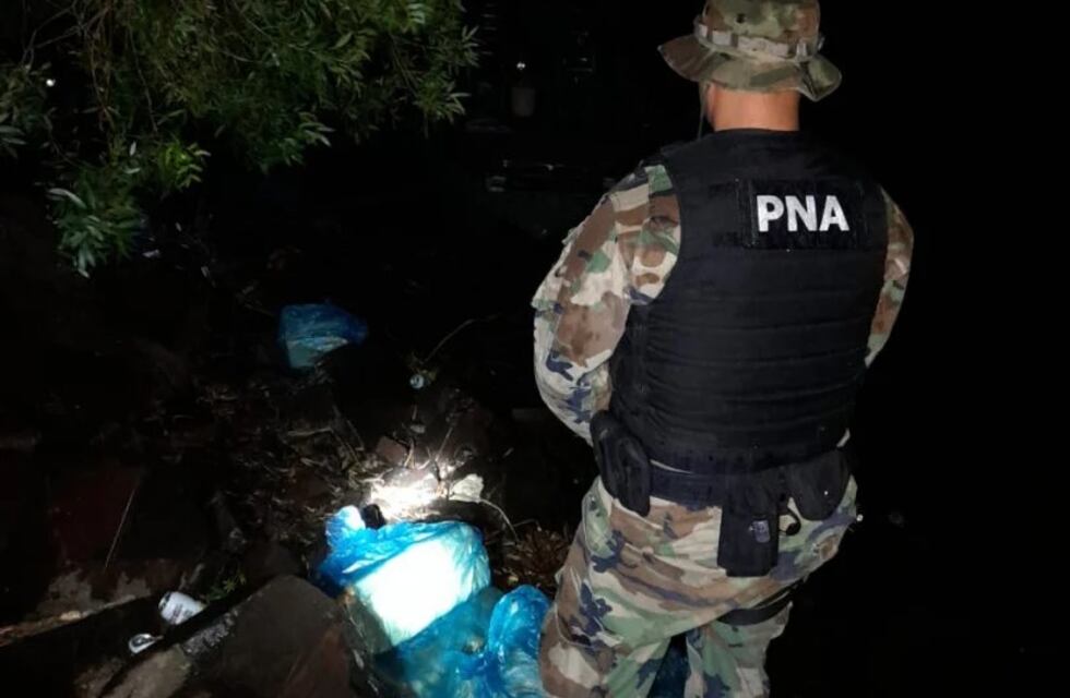 Santa Ana: incautan marihuana en la costa del río Paraná