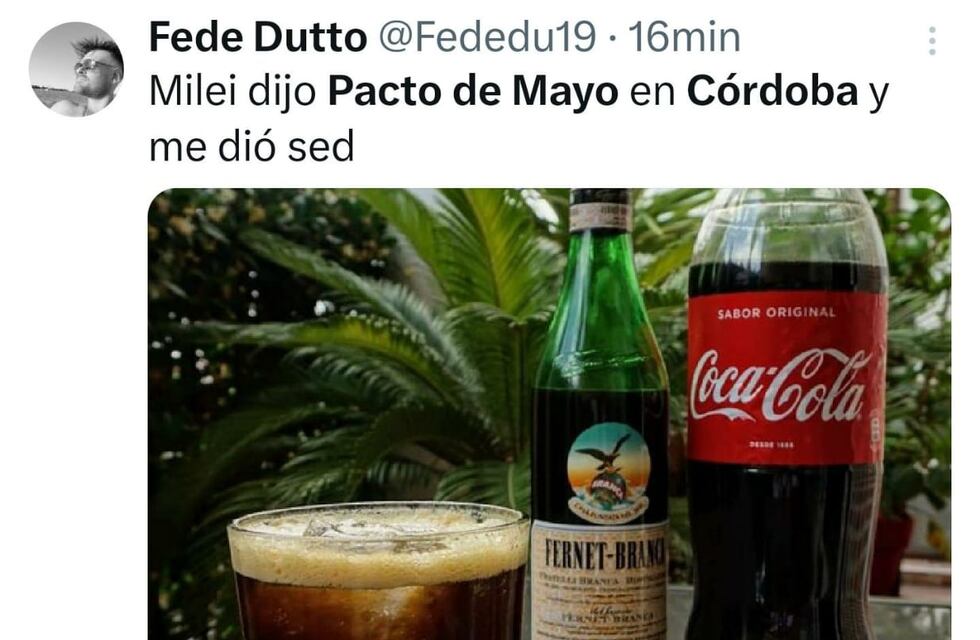 Los memes más ingeniosos del “Pacto de Mayo” en Córdoba que anunció Milei en el Congreso