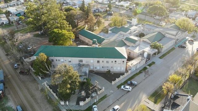 Se cayo un cielorraso en un Hospital de Federacion.